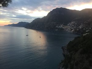 Restaurant view at Zass in Positano