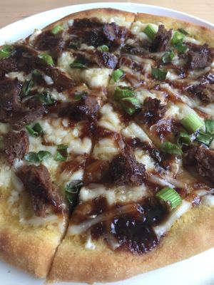 Hoisin “duck” pizza at Equal Pizza in Wallasey
