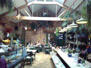 Interior at Tram Store in East London