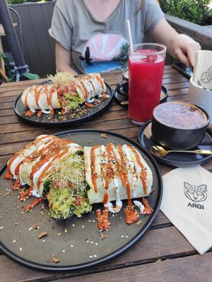 The breakfast burrito 🤤 at Argi in Kensington
