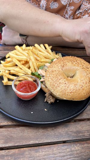 Philly Steak Bagel  at Argi in Kensington