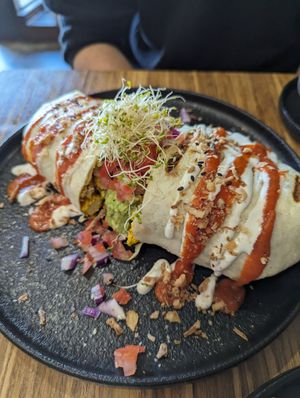 Breakfast burrito at Argi in Kensington