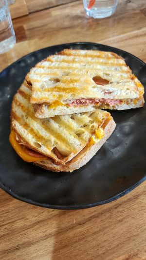 Ham + Cheese toastie at Argi in Kensington