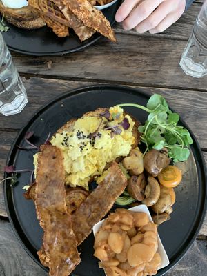 Vegan big breakfast at Argi in Kensington