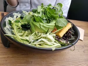 Green goddess bowl at Argi in Kensington