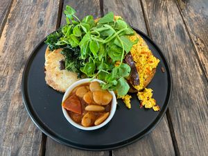 big brekky (without avo... this came later) at Argi in Kensington