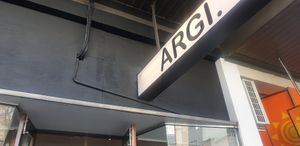 Our the front at Argi in Kensington