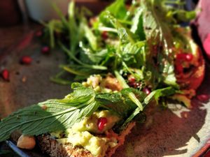 Avo on toast at Native. in Ulladulla