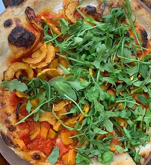 Vegan pizza #Veganuary at PizZando in Healdsburg