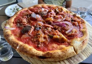 Vegan  at PizZando in Healdsburg