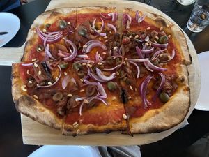   at PizZando in Healdsburg