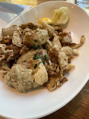 Fried artichoke  at PizZando in Healdsburg
