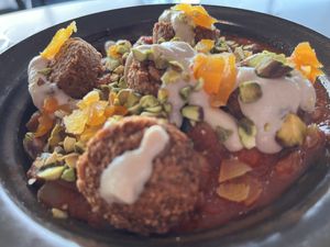 Morrocan falafel tagine   at Table Rock House in Niagara Falls