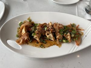 Vegetable dumplings  at Table Rock House in Niagara Falls