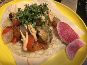 Taco de papa  at Tacos Oscar in Oakland