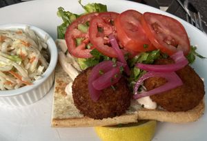 “NOT SO CRABBY PO’ BOY" at Life on Mars in Seattle