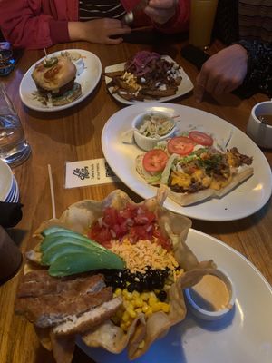 Taco salad and sandwiches !  at Life on Mars in Seattle