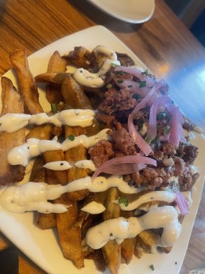 Loaded fries   at Life on Mars in Seattle