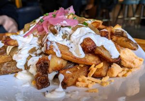 Disco fries at Life on Mars in Seattle