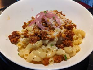 Chorizo Mac and Cheese at Life on Mars in Seattle