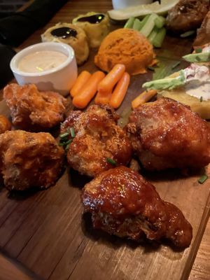 BBQ cauliflower wings  at Life on Mars in Seattle