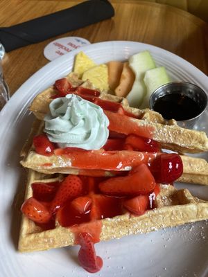 Waffles  at Life on Mars in Seattle