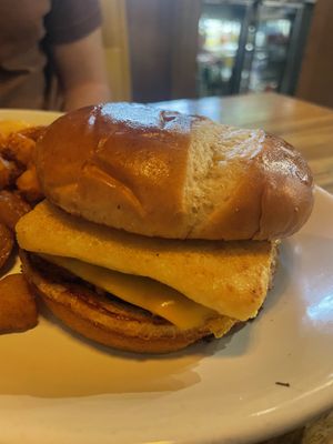 Bad wolf breakfast sandwich   at Life on Mars in Seattle