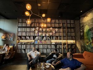 Hip vinyl bar  at Life on Mars in Seattle