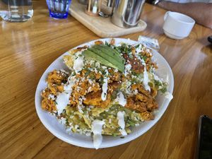 Nachos (got a little soggy) at Life on Mars in Seattle