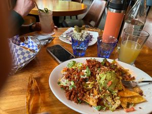 Nachos with chorizo at Life on Mars in Seattle