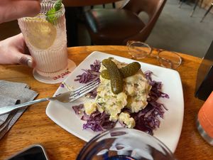 LOM Potato Salad, if it sounds intriguing then order it. at Life on Mars in Seattle