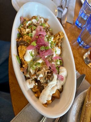 Disco Poutine Breakfast Bowl  at Life on Mars in Seattle