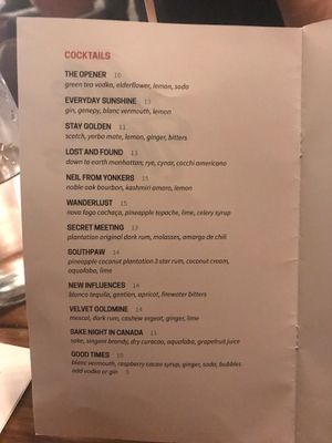 Cocktails! 😍 at Life on Mars in Seattle