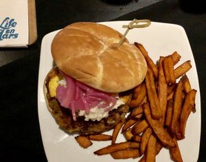 Everything here is vegan! ✊🏽 at Life on Mars in Seattle