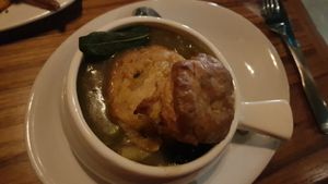 Vegetable pot pie at Life on Mars in Seattle