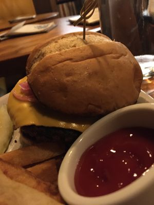 Basic burger  at Life on Mars in Seattle