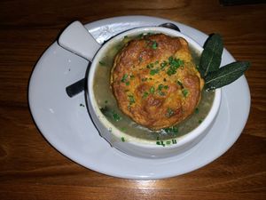Veg pot pie is absolutely delicious at Life on Mars in Seattle