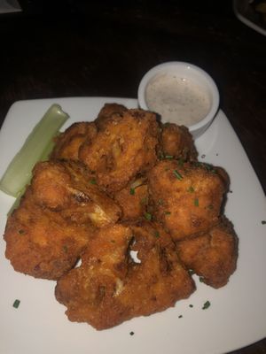 Cauliflower wings at Life on Mars in Seattle