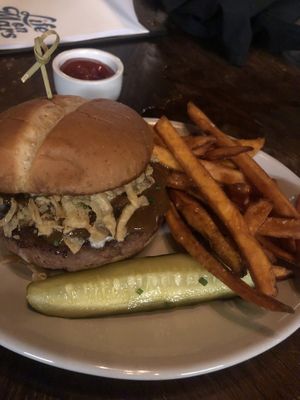 Chophouse burger at Life on Mars in Seattle