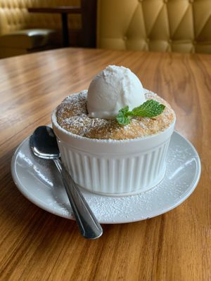 Cobbler with Coconut Ice Cream at Life on Mars in Seattle