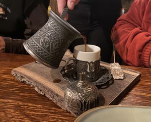 Turkish coffee  at Moose-AKa's in Denali