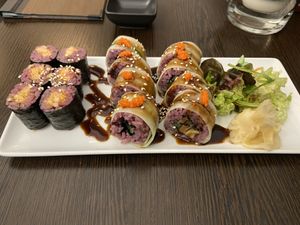 Sushi - 85 and 40  at Tiger Club Vegan Sushi in Berlin