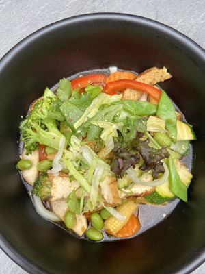 udon hap bowl at Tiger Club Vegan Sushi in Berlin