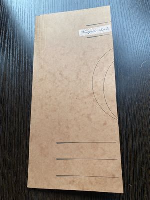 English menu  at Tiger Club Vegan Sushi in Berlin