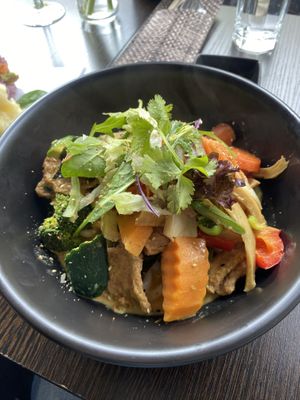 Curry Udon  at Tiger Club Vegan Sushi in Berlin