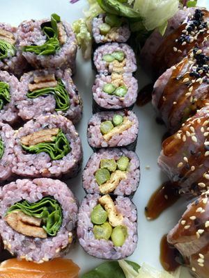 Green Asparagus – Tofu Maki  at Tiger Club Vegan Sushi in Berlin