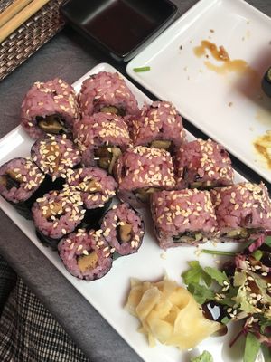 Very delicious sushi! at Tiger Club Vegan Sushi in Berlin