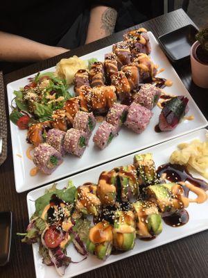 best vegan sushi in Berlin at Tiger Club Vegan Sushi in Berlin