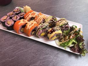 Tiger Rolls  at Tiger Club Vegan Sushi in Berlin