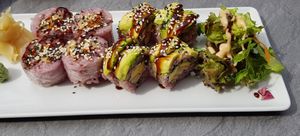 Vegan sushi at Tiger Club Vegan Sushi in Berlin